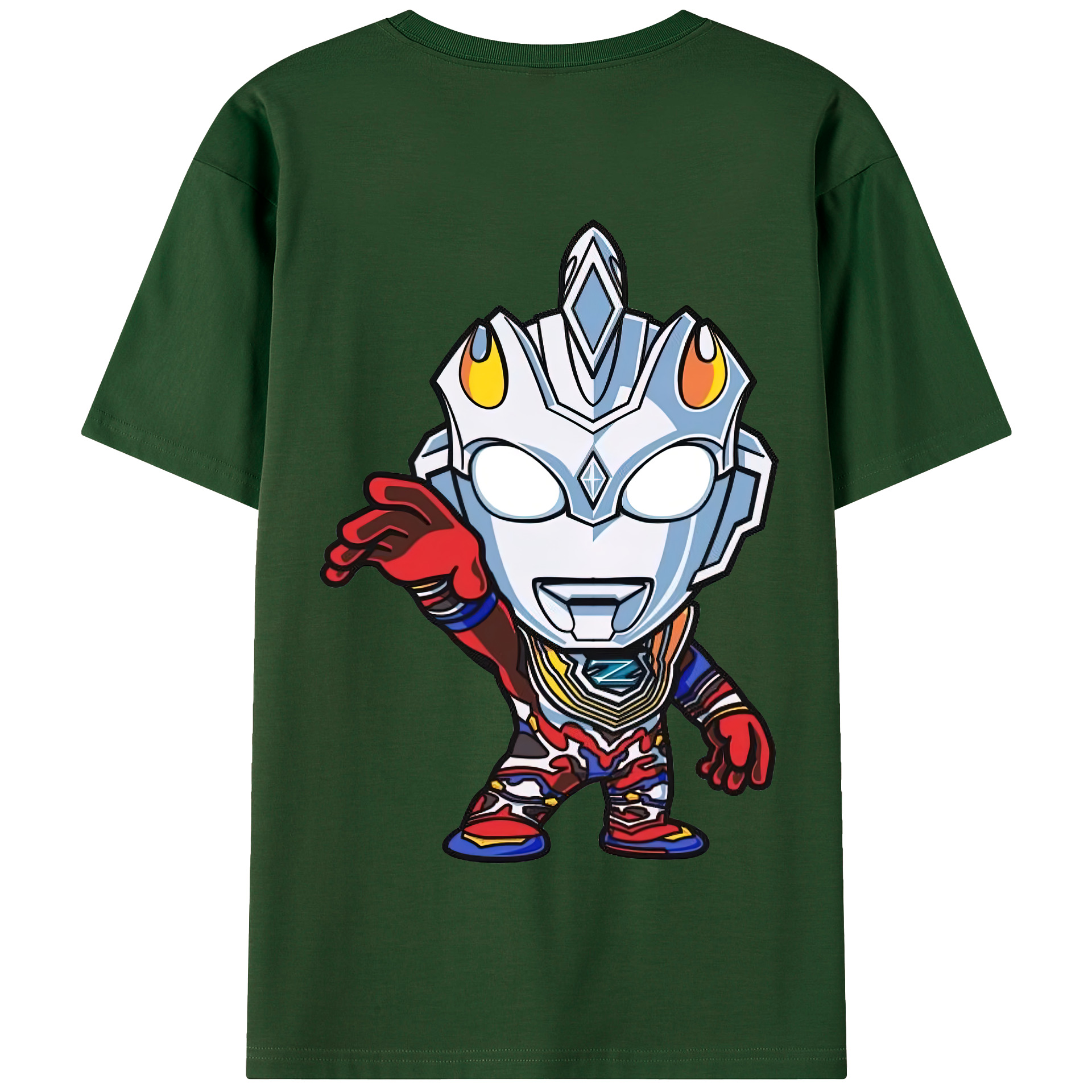 （画像用） ウルトラマン Ultraman 綿100％半袖Tシャツ（背面プリント）